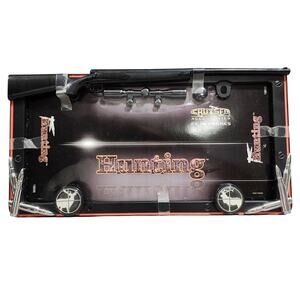 Cruiser Accessories 19656 HUNTING License Plate Frame With Target Fastener Caps